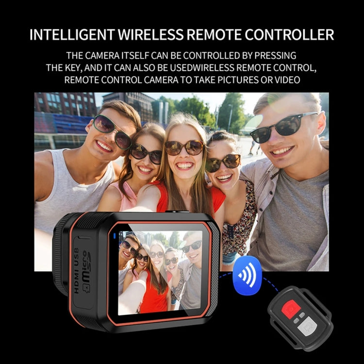 SC002-12 4K Outdoor Sports Camera WiFi Diving Waterproof Mini Camera(Black)