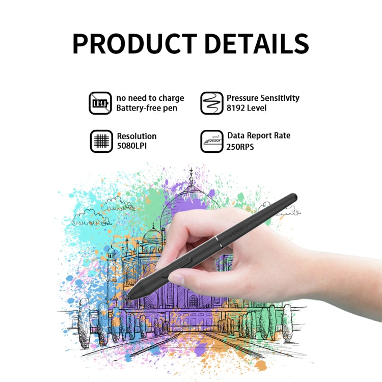 VEIKK VK1060 Hand-Painted Tablet Electronic Painting Board Can Be Connected To Mobile Phone, VK1060