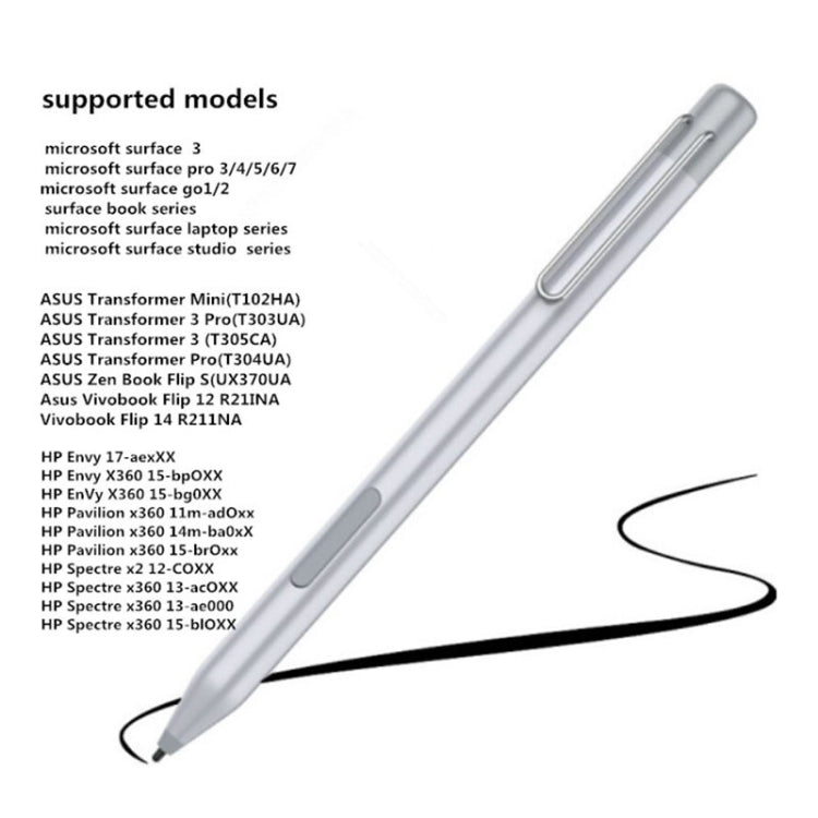 For Microsoft Surface Series Stylus Pen Electronic Pen, 4096 Pressure Level (Black)