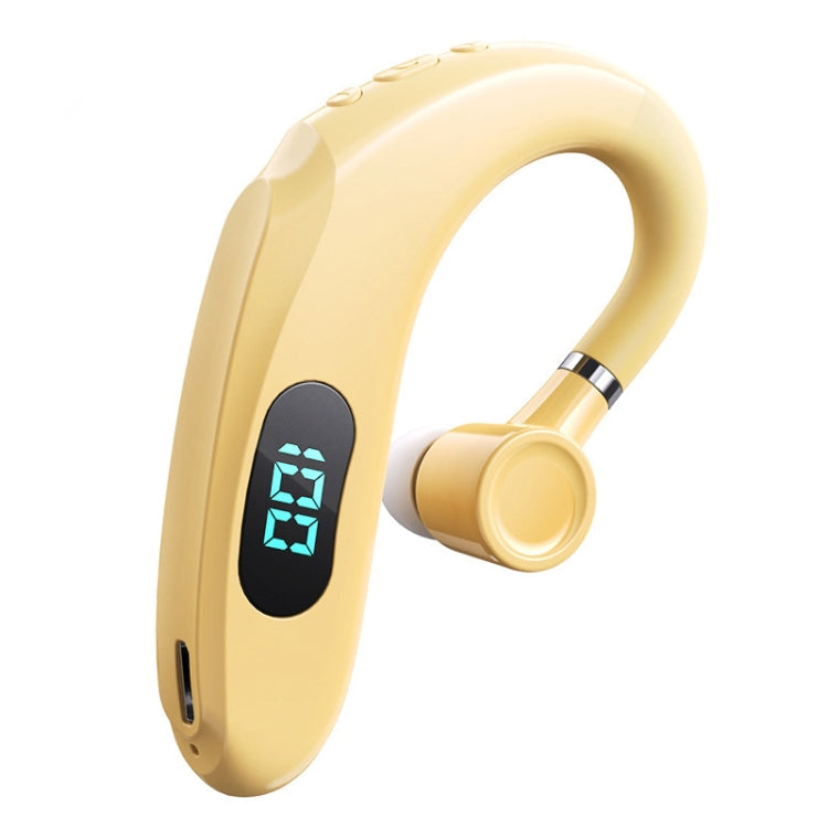 Q20 Bluetooth 5.2 Business Digital Display Sports Earhook Stereo Earphone, Q20 Pink, Q20 Yellow, Q20 Blue, Q20 Black, Q20 White, Q20 Green