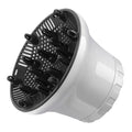 Universal Hair Diffuser Adaptable For Blow Dryers with Rotatable Design Curly Hair Large Wind Hood, White, Black