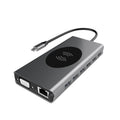 BX15W USB HUB Type-C Docking Station with Wireless Charge Function, BX15W