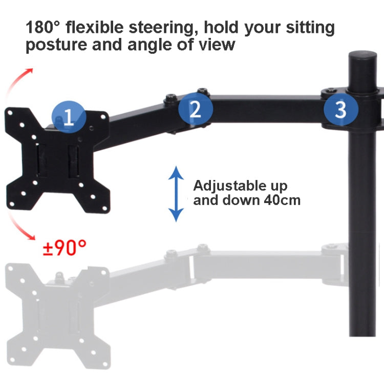 Desktop Lifting Monitor Stand Bracket, Dual Screen Desk Base, Double Screen Table Clip, Four Screen  Desk Base, Four Screen Table Clip