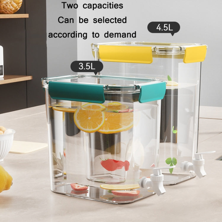 4.5L Home Kitchen Refrigerator Cold Kettle With Faucet(Gray)