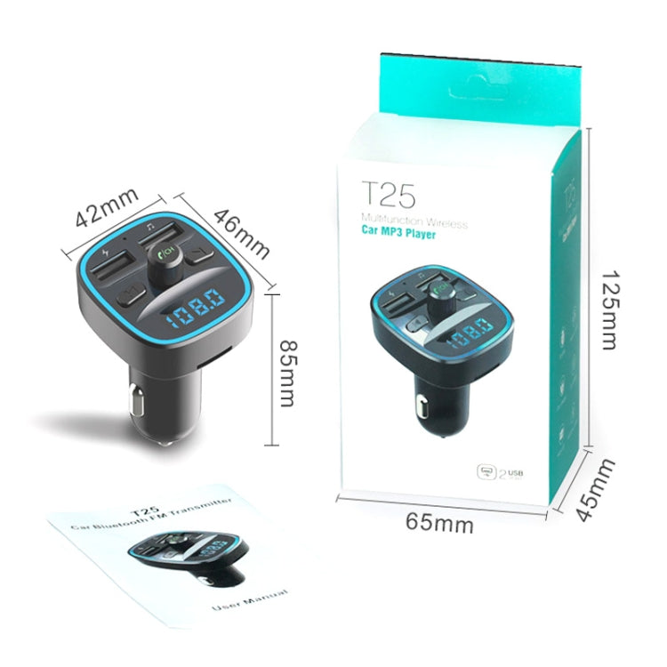 T25 Car MP3 Bluetooth Player Charger