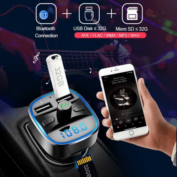 T25 Car MP3 Bluetooth Player Charger