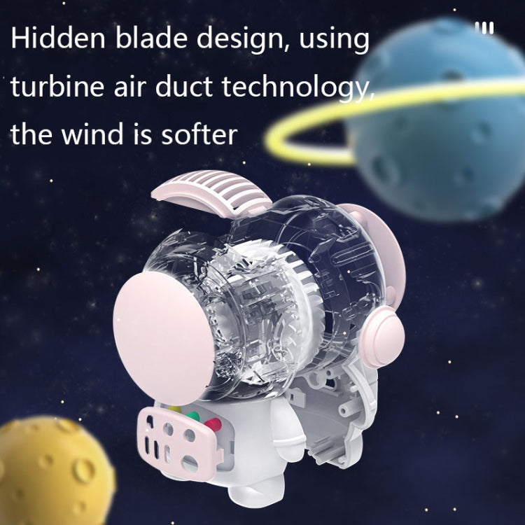 6052 USB Charging Mini Astronaut Shape Bladeless Fan, Blue, Green, Purple, Pink