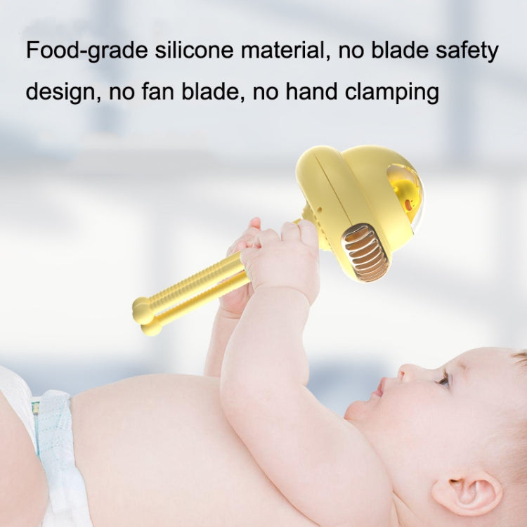 Stroller Portable Multi-Function Silent Octopus Bladeless Fan, Pink, White, Yellow