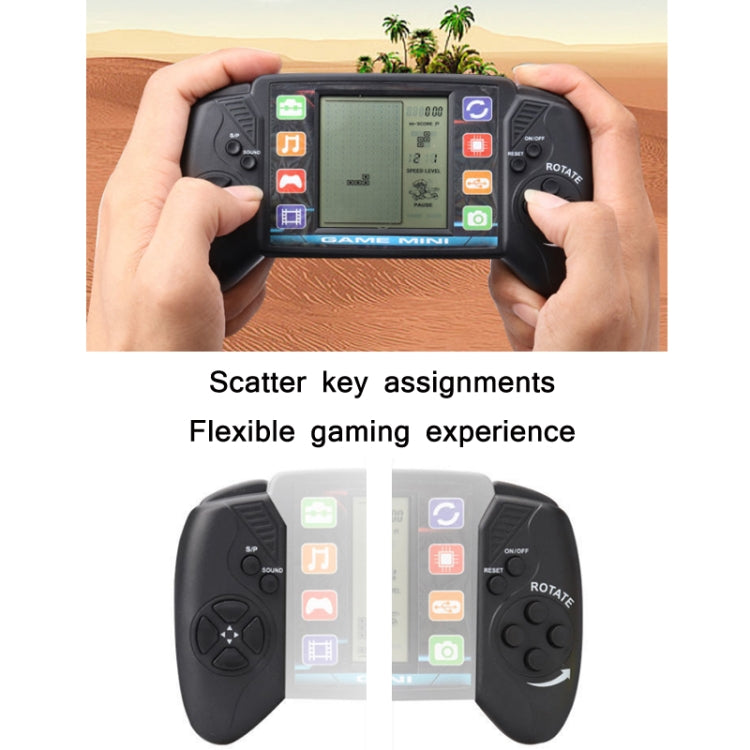 Large Screen Children Handheld Game Console Electronic Toys, Blue, Pink, Black, Yellow