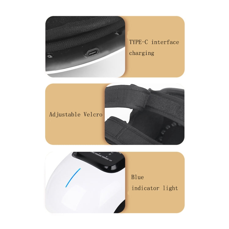 Rechargeable Infrared Hot Compress Knee Massager Physiotherapy Device, Style 1