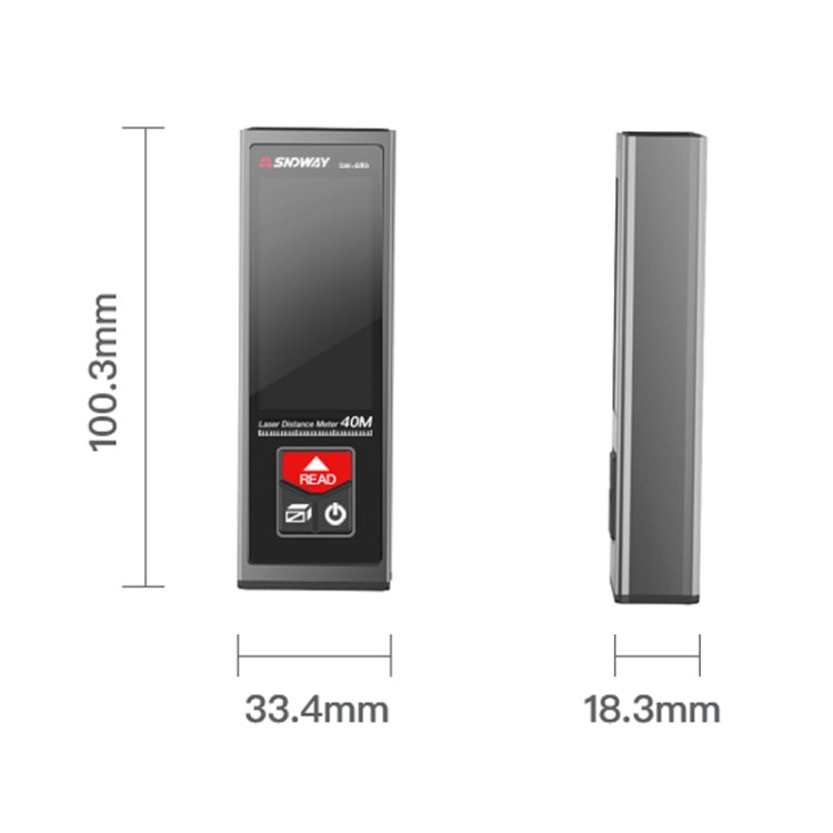 SNDWAY Laser Rangefinder Infrared Measuring Ruler, Style:, 40m Precision Version, 40m Bluetooth Version, 60m Bluetooth Version
