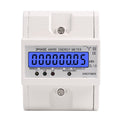 SINOTIMER Three-Phase Backlight Display Rail Type Electricity Meter 5-100A 400V, DDS024, DDS024T