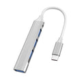 4 in 1 Mini Multifunctional Expanded Docking, Spec: Type-C/USB-C 3.0 (Silver), Type-C/USB-C 3.0 (Silver), Type-C/USB-C 3.0 (Gray), Type-C/USB-C 3.0 (Pink)