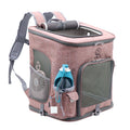 LDLC QS-002-L Foldable And Breathable Portable Pet Backpack, Light Gray, Light Pink, Denim Blue, Ginger Yellow