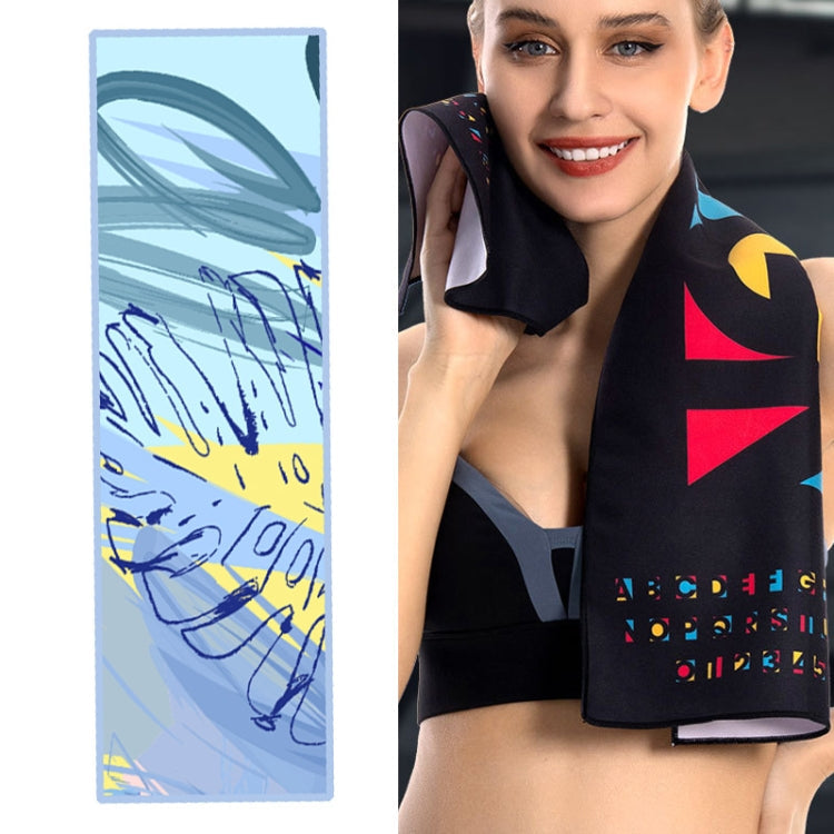 YDJ1223-1 Microfiber Double Sided Fleece Print Quick Dry Portable Sports Towel, Size:, Sports Towel(DESIGN), Sports Towel(Wait For You In Painting), Sports Towel(Summer), Sports Towel(Haruka Dreamland), Sports Towel(Happy), Sports Towel(BLESSED)