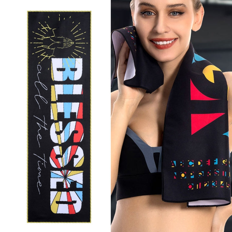 YDJ1223-1 Microfiber Double Sided Fleece Print Quick Dry Portable Sports Towel, Size:, Sports Towel(DESIGN), Sports Towel(Wait For You In Painting), Sports Towel(Summer), Sports Towel(Haruka Dreamland), Sports Towel(Happy), Sports Towel(BLESSED)