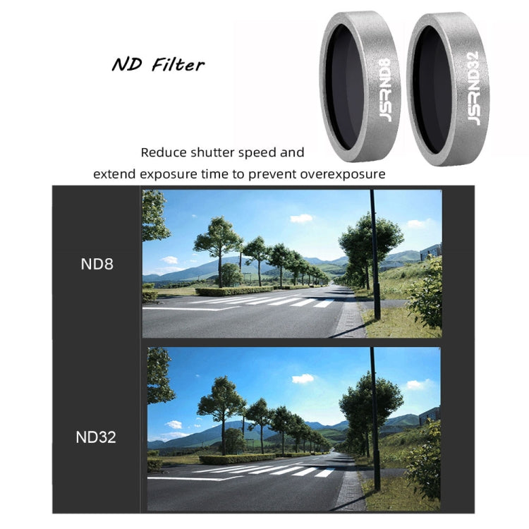 Junestar Filter Add-On Effect Filter For Parrot Anafi Drone, ND4+ND8+ND16