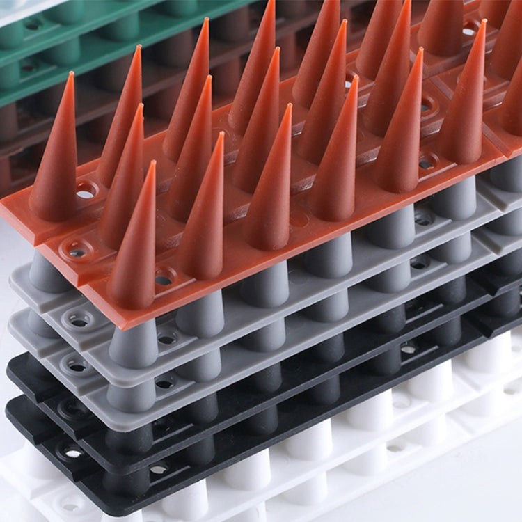 Plastic Bird Repellent Thorns Fence Anti-climb Nails(Black)