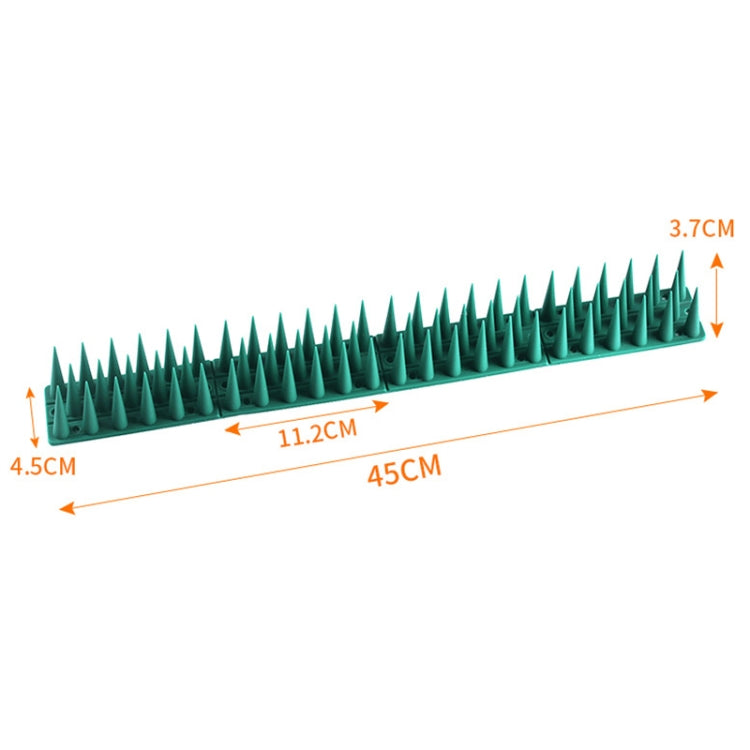 Plastic Bird Repellent Thorns Fence Anti-climb Nails(Black)