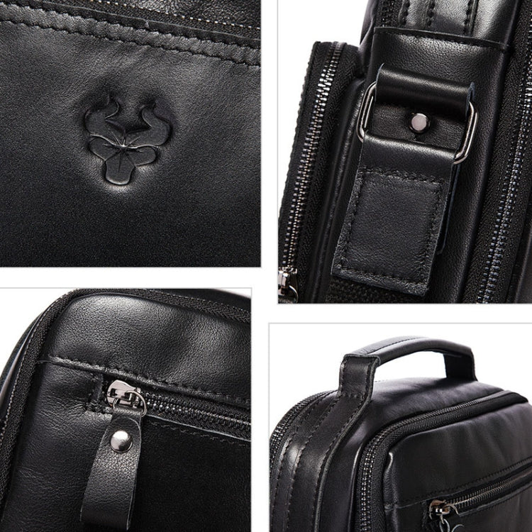 HUMERPAUL MH573 Men Shoulder Bag Leather Messengers Bag