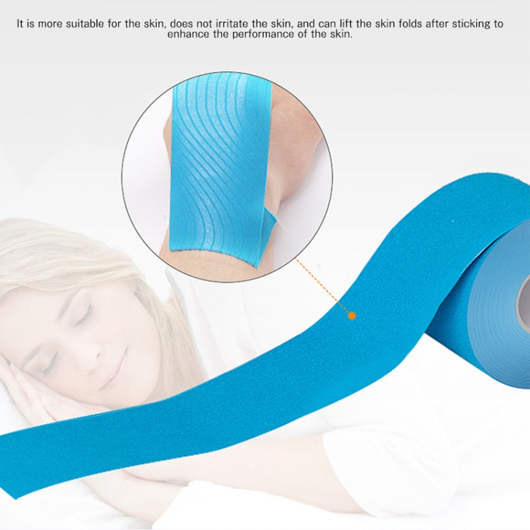 3pcs Muscle Tape Physiotherapy Sports Tape Basketball Knee Bandage, Size:, 2.5cm x 5m, 3.8cm x 5m
