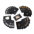 2 PCS Card Game Bronzing Waterproof Playing Cards, 2 PCS Bronzing Waterproof Poker