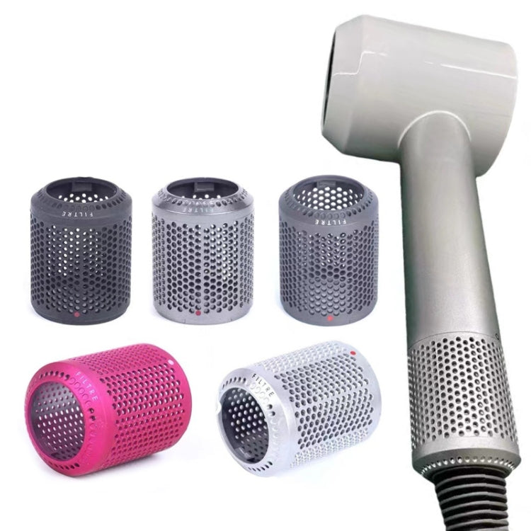 2 PCS Outer Cover Dust Filter for Dyson Hair Dryer HD01/HD03/HD08(Red)