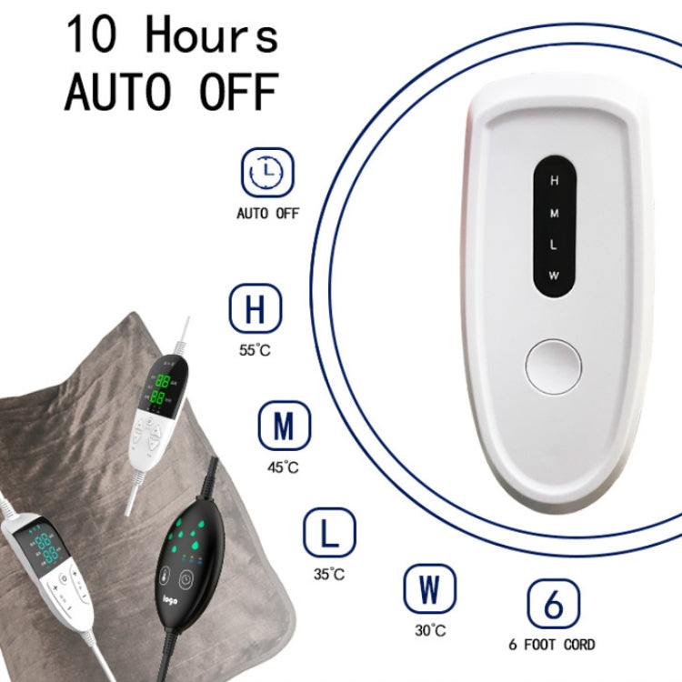 Intelligent Temperature Control Electric Heating Blanket, 70x100cm USB Plug, 130x180cm EU Plug, 183x213cm EU Plug