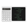 Office Calculator LCD Handwriting Board With Stand, White