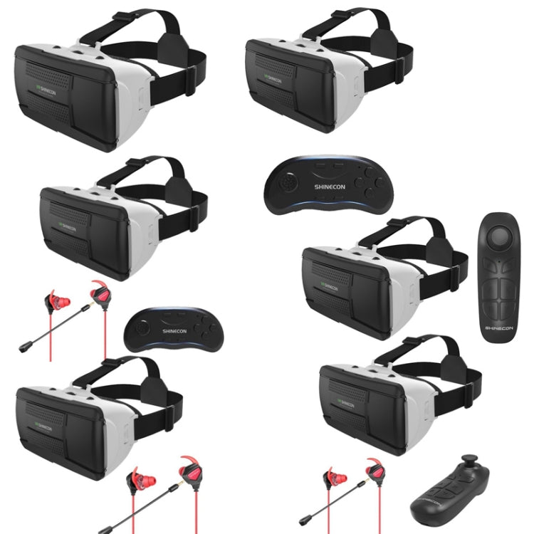 VRSHINECON G06B VR Glasses Phone 3D Virtual Reality Game Helmet Head Wearing Digital Glasses
