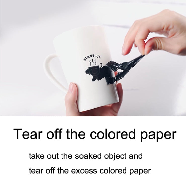 DAJA Carved Color Paper For Ceramic / Glass / Stone / Crystal / Jade(Blue)