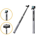 TELESIN 1.2m Carbon Fiber Monopod Selfie Stick With 1/4 Screw For Action Cameras