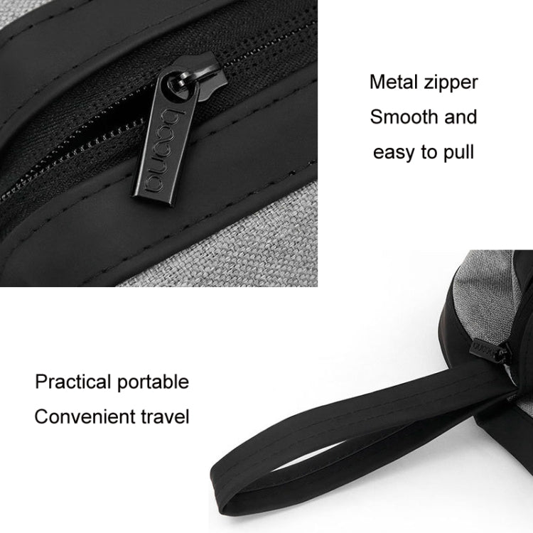 Baona BN-DS005 for Dyson Hair Dryer Curling Iron Accessories Organizer Bag, Black, Grey, Black Handle, Gray Handle
