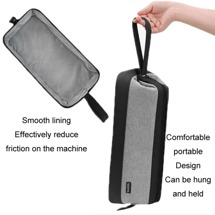 Baona BN-DS005 for Dyson Hair Dryer Curling Iron Accessories Organizer Bag, Black, Grey, Black Handle, Gray Handle