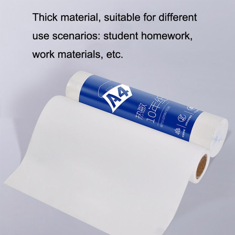 Home Small Phone Office Wireless Wrong Question Paper Student Portable Thermal Printer, Style:, Bluetooth Edition+50pcs A4 Paper, Bluetooth Edition+100pcs A4 Paper, Bluetooth Edition+200pcs A4 Paper, Bluetooth Edition+500pcs A4 Paper                   ...