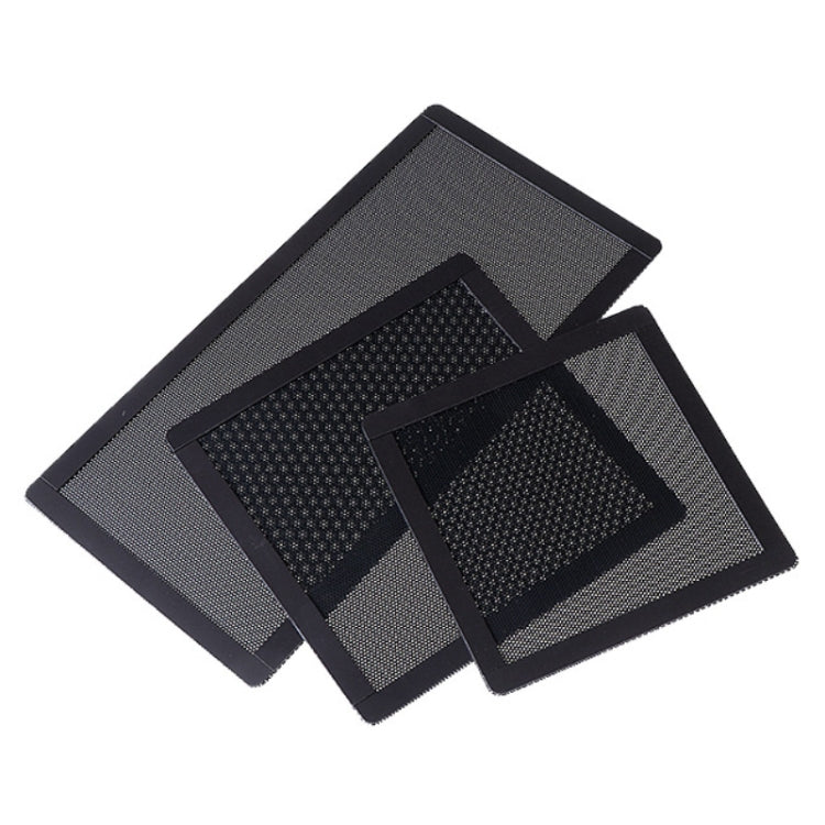 PVC Cooling Fan Dust Net Desktop Computer Industrial Fan Filter Cover, 10pcs 12cm With Magnetic Suction, 10pcs 14cm With Magnetic Suction, 10pcs 12x24cm With Magnetic Suction, 10pcs 14x28cm With Magnetic Suction Ordinary Version                        ...