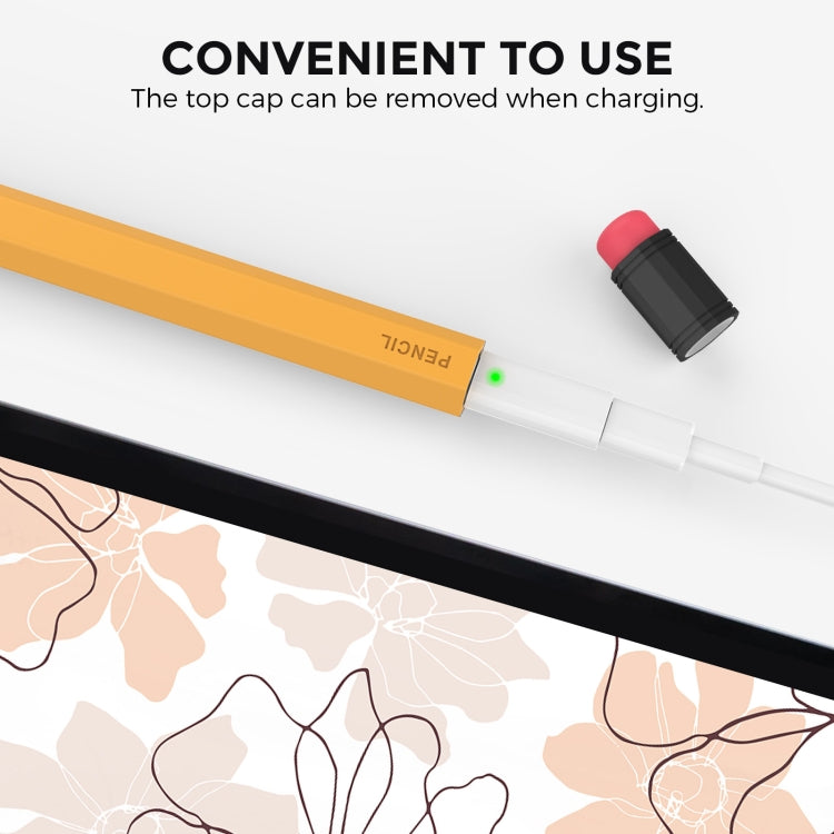 For Apple Pencil 2 AhaStyle PT180-2 Silicone Protective Case Anti-Slip And Anti-Drop Capacitive Pen Case(Pink)