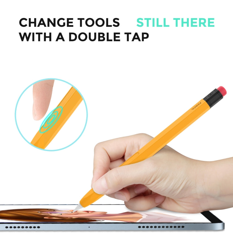 For Apple Pencil 2 AhaStyle PT180-2 Silicone Protective Case Anti-Slip And Anti-Drop Capacitive Pen Case(Pink)