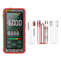 ANENG 683 Smart Touch Screen Automatic Range Rechargeable Multimeter, 683 Red, 683 Black
