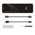 USB3.2 To MAC SSD Enclosure Adapter For Macbook Air Pro 2013-2017 Hard Disk, 20Gbps C-C Cable Kit, 10Gbps A-C Cable Kit