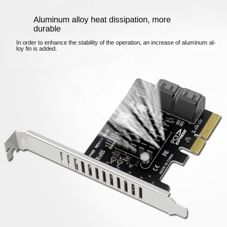 PCI-E To 5 SATA 3.0 Expansion Card