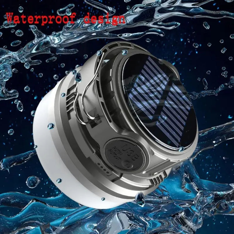 M10 Solar Tent Light With Portable Power Supply Handheld Camping Light Outdoor Vintage Mood Lights(Green)