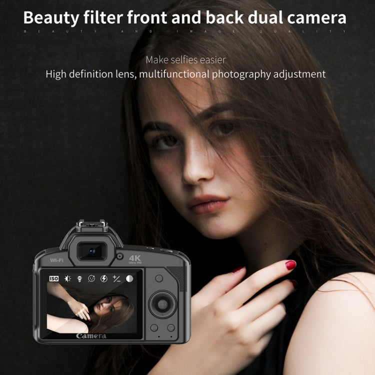 Dual-camera  64 Million Pixel High-definition WIFI Digital Camera Standard+Fill Light