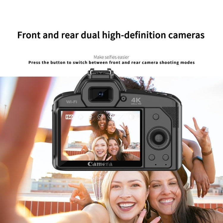 Dual-camera  64 Million Pixel High-definition WIFI Digital Camera Standard+Fill Light