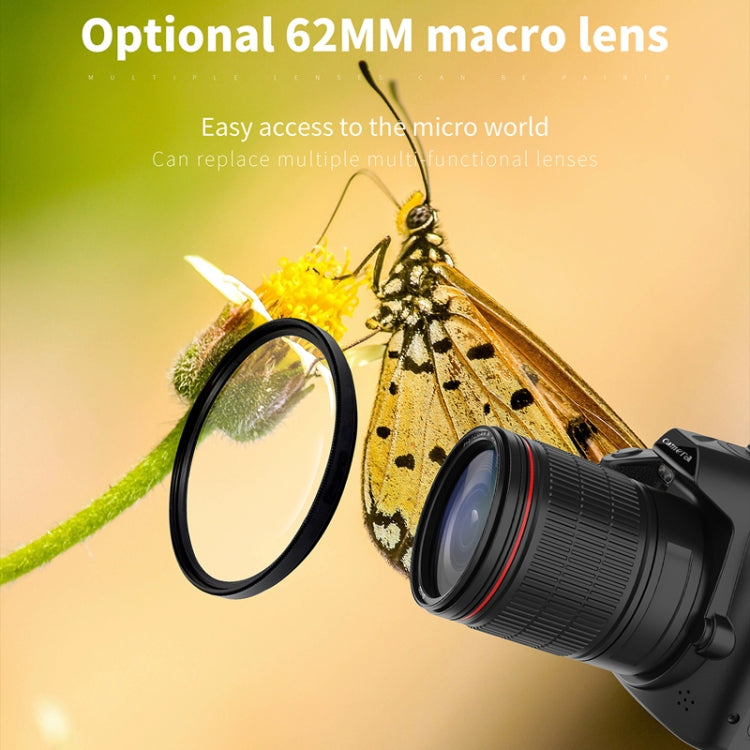 Dual-camera  64 Million Pixel High-definition WIFI Digital Camera Standard+Fill Light