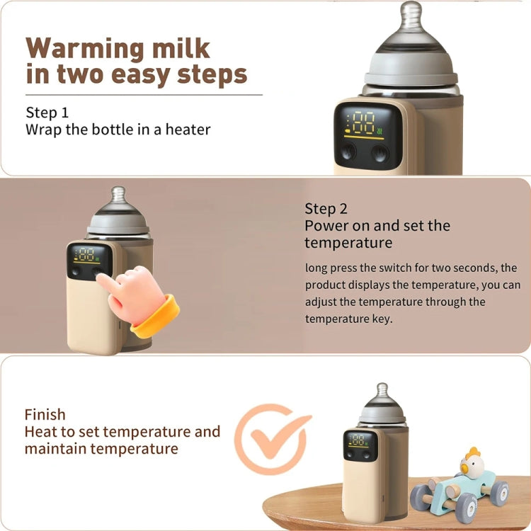 18W Fast Charging Baby Bottle Warmer With Digital Display, Spec: Standard Version