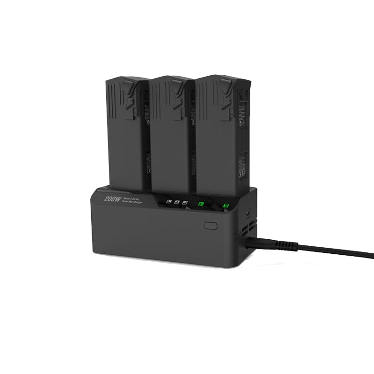 For DJI Mavic 3 Series LKTOP 200W 3-Channel Battery Charger, US Plug, EU Plug