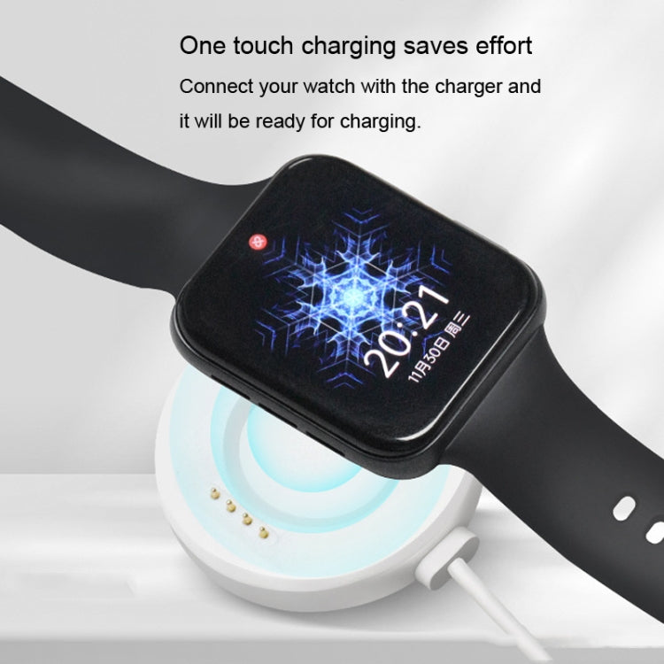 For OPPO Watch 2 Watch USB Port Magnetic Charger Charging Cable(Red)