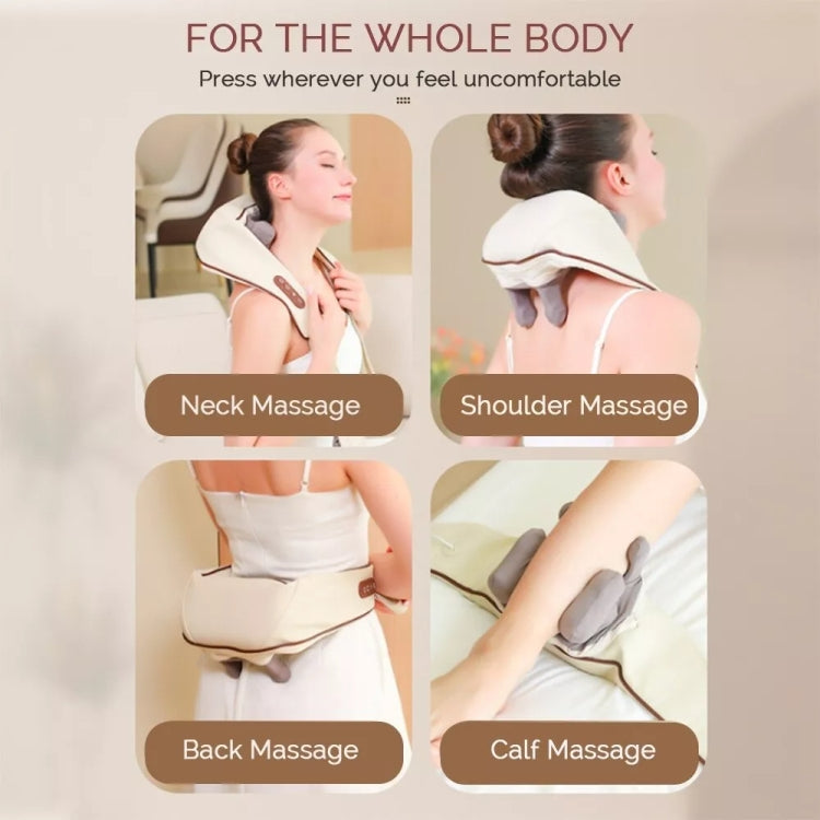 Electric Neck And Shoulder Massager Shiatsu Back Neck Massager With Heat