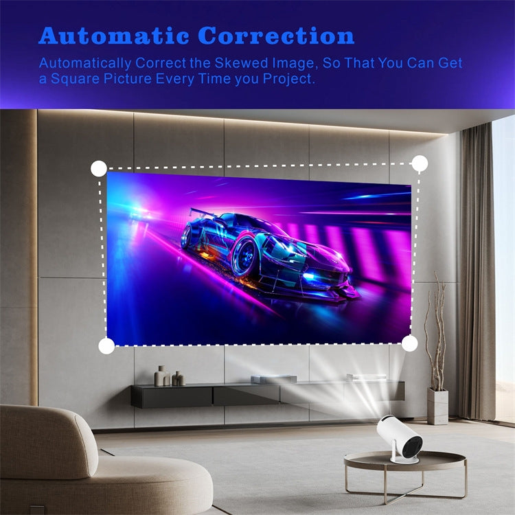 HY300 Smart Projector Android 11.0 System 120 Lumen Portable Projector UK Plug